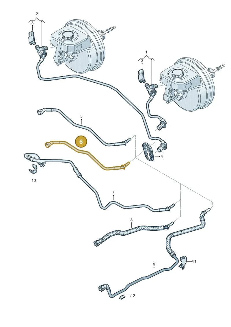 80A611931AP — Audi Q5 (2016-2025) diagram 896611700, position 6