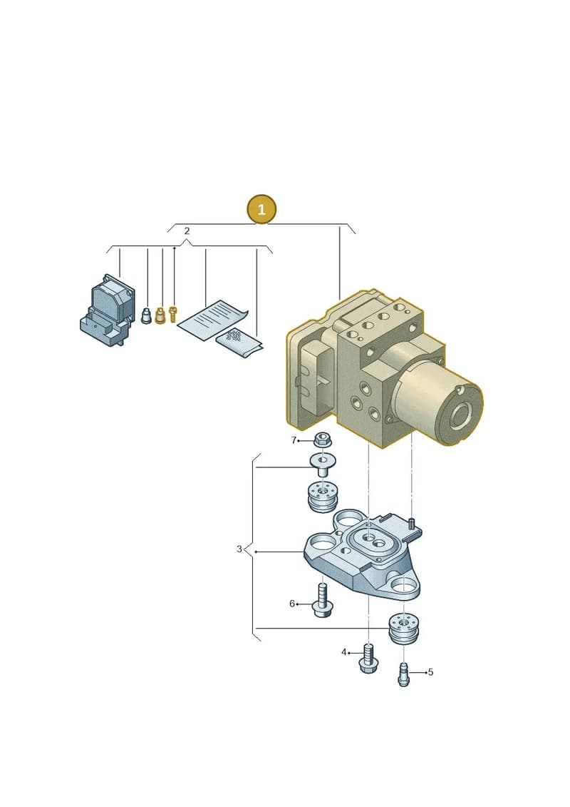 80A614517PBEF — Audi Q5 (2016-2025) diagram 896614100, position 1