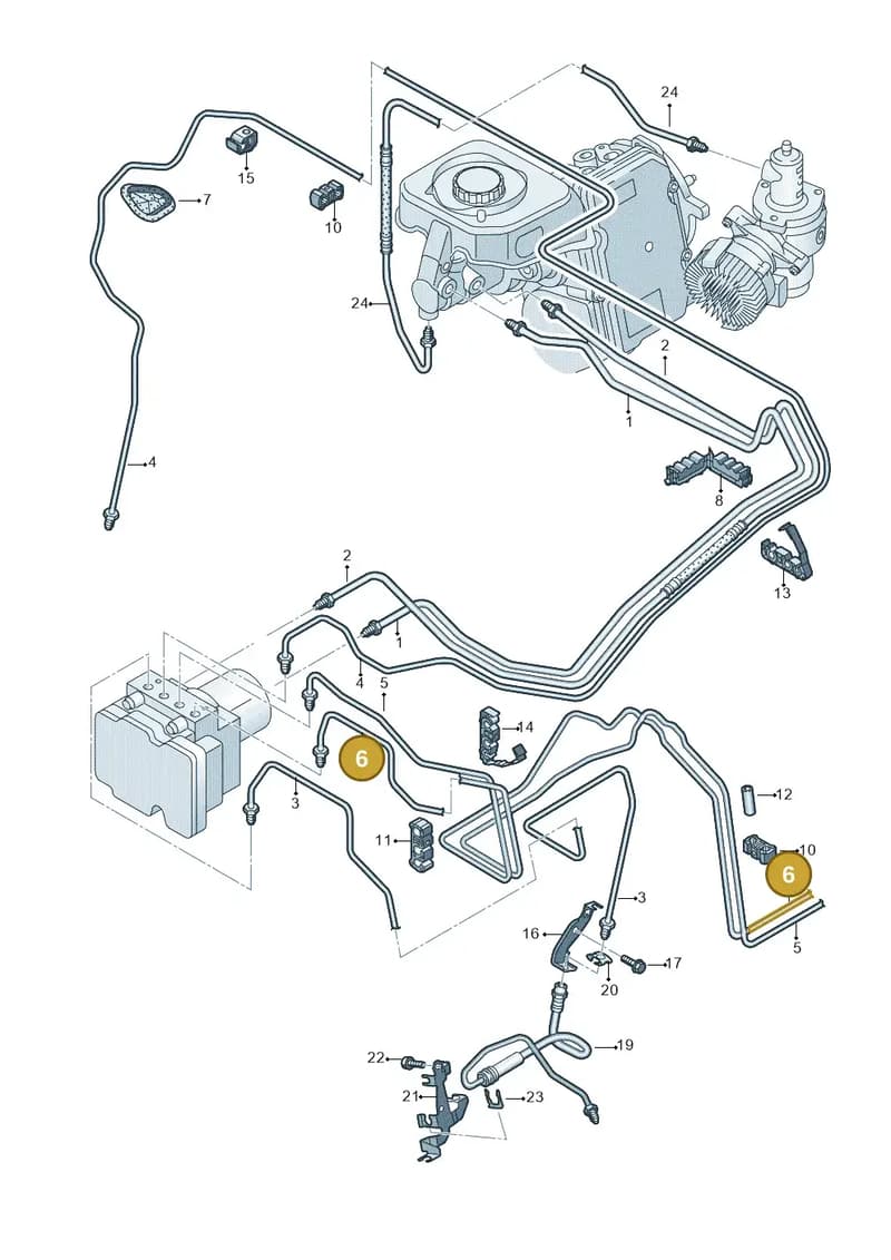 80A614726P — Audi Q5 (2016-2025) diagram 896611250, position 6