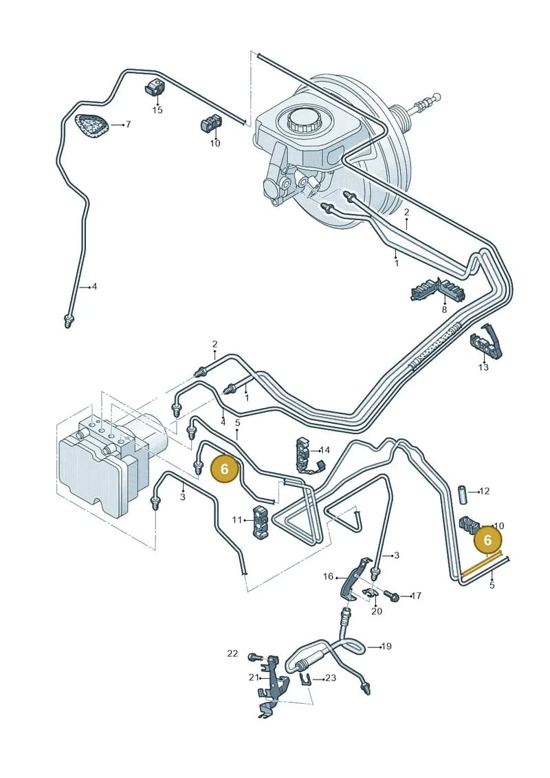 80A614726P — Audi Q5 (2016-2025) diagram 896611200, position 6