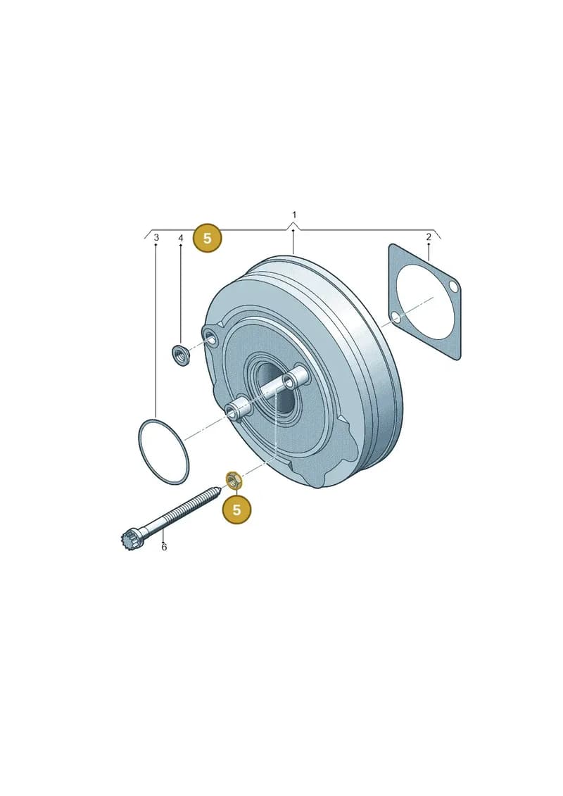 80A698135 — Audi A6 (2018-2025) diagram 896612100, position 5