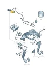 80A721350 Audi Clip