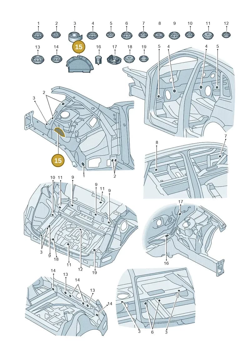 80A805583A — Audi Q5 (2016-2025) diagram 896803350, position 15
