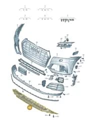 80A807233B Audi Closing Element