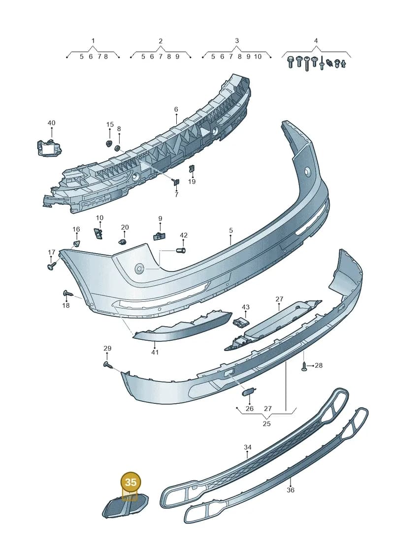 80A807319A — Audi Q5 (2016-2025) diagram 896807800, position 35