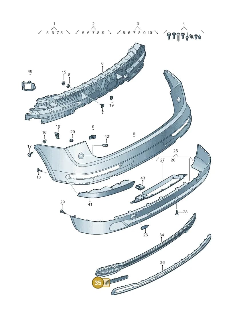 80A807320A — Audi Q5 (2016-2025) diagram 896807850, position 35