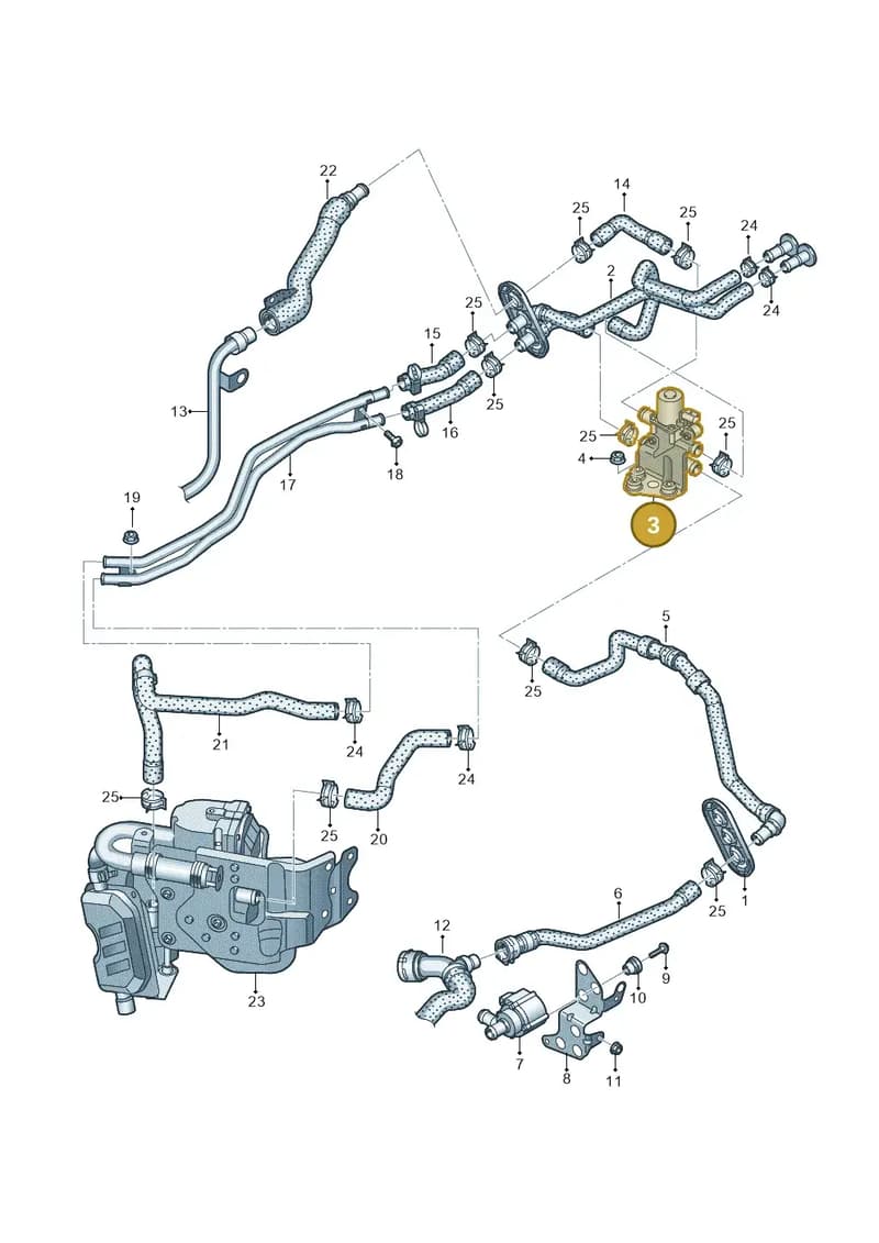 80A820035B — Audi Q5 (2016-2025) diagram 896121360, position 3