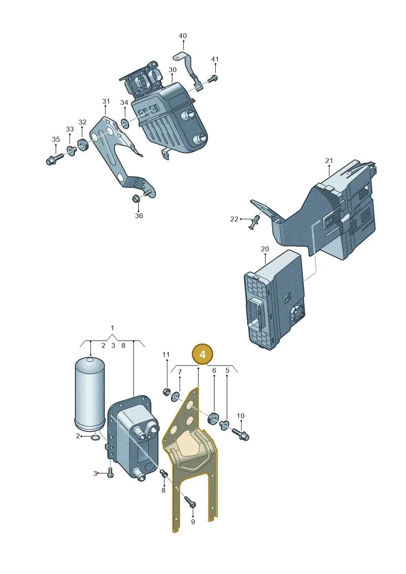 80A820196AE — Audi Q5 (2016-2025) diagram 896260780, position 4