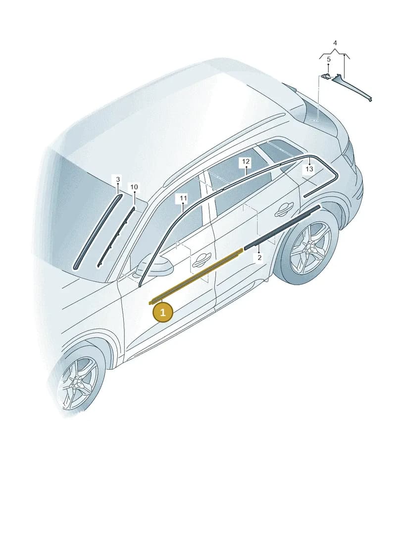 80A853284L3Q7 — Audi Q5 (2016-2025) diagram 896853100, position 1