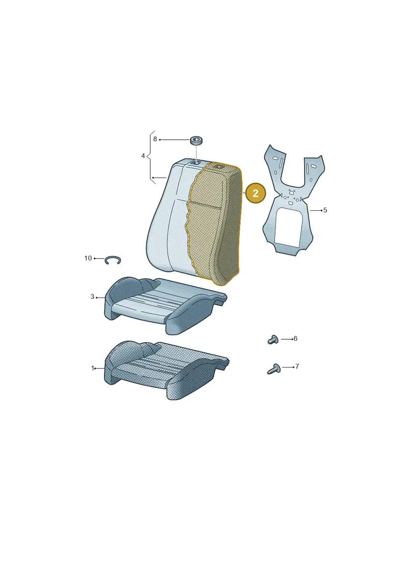 80A881775J — Audi Q5 (2016-2025) diagram 896881600, position 2