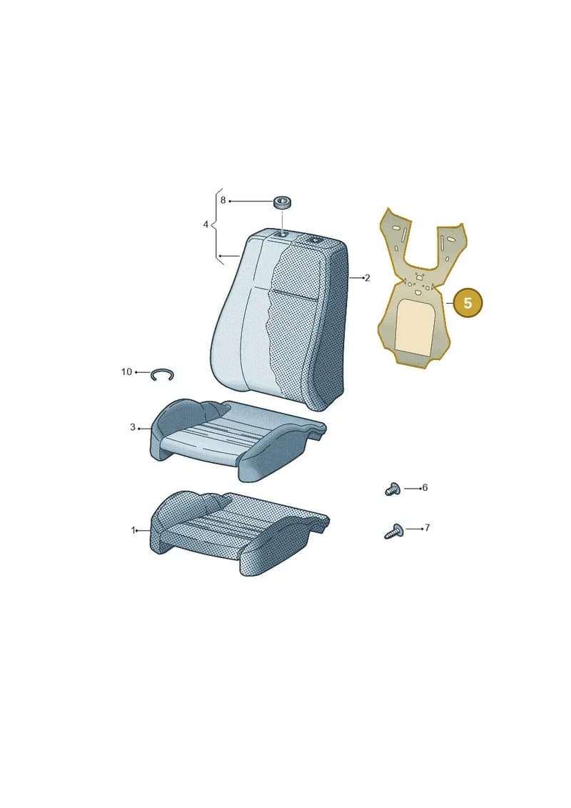 80A881840 — Audi Q5 (2016-2025) diagram 896881600, position 5