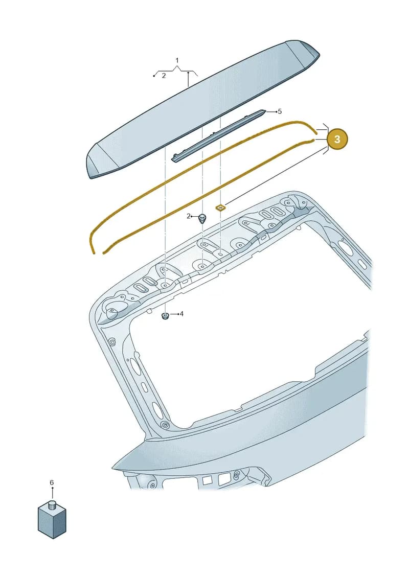80A898940A — Audi Q5 qu. 2.0 (2018-) diagram 896827060, position 3