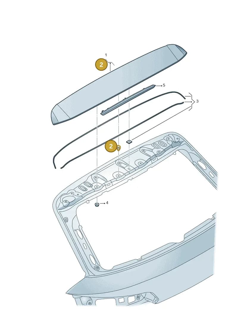80A898941 — Audi Q5 (2016-2025) diagram 896827500, position 2