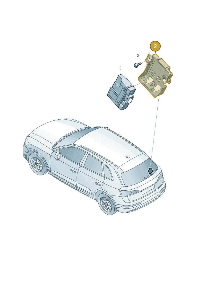 80A907176 — Audi Q5 (2016-2025) diagram 896906018, position 2