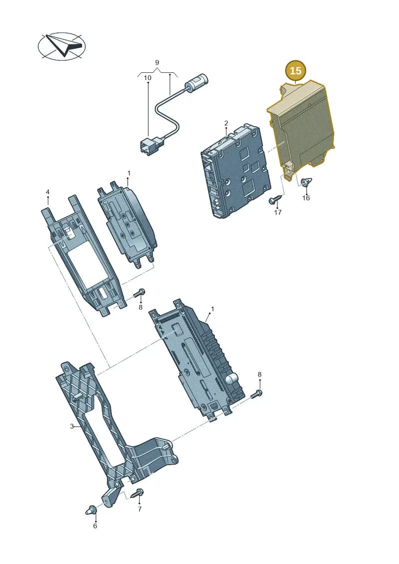 80A907815A — Audi Q5 (2016-2025) diagram 896035040, position 15