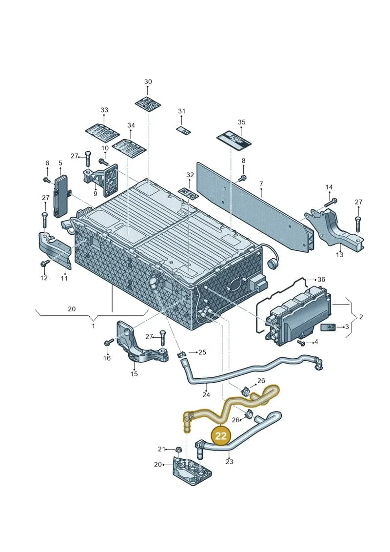 80A915473 — Audi Q5 (2016-2025) diagram 896915050, position 22