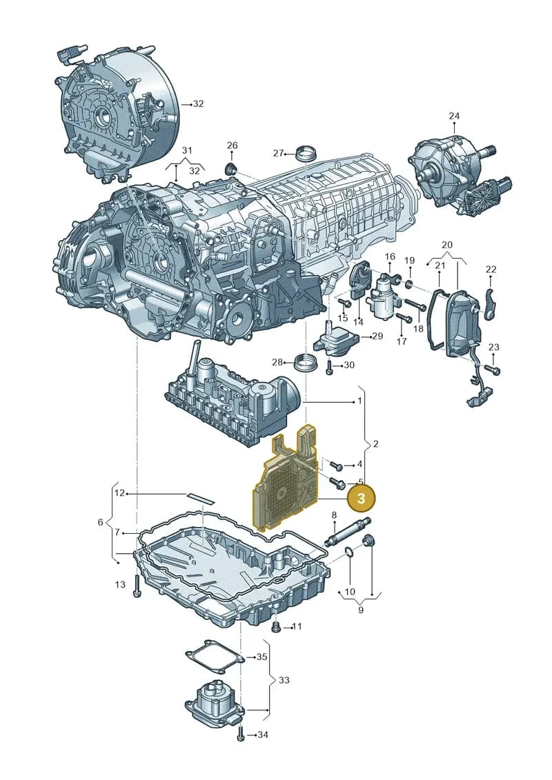 80A927156E — Audi Q5 (2016-2025) diagram 896325600, position 3