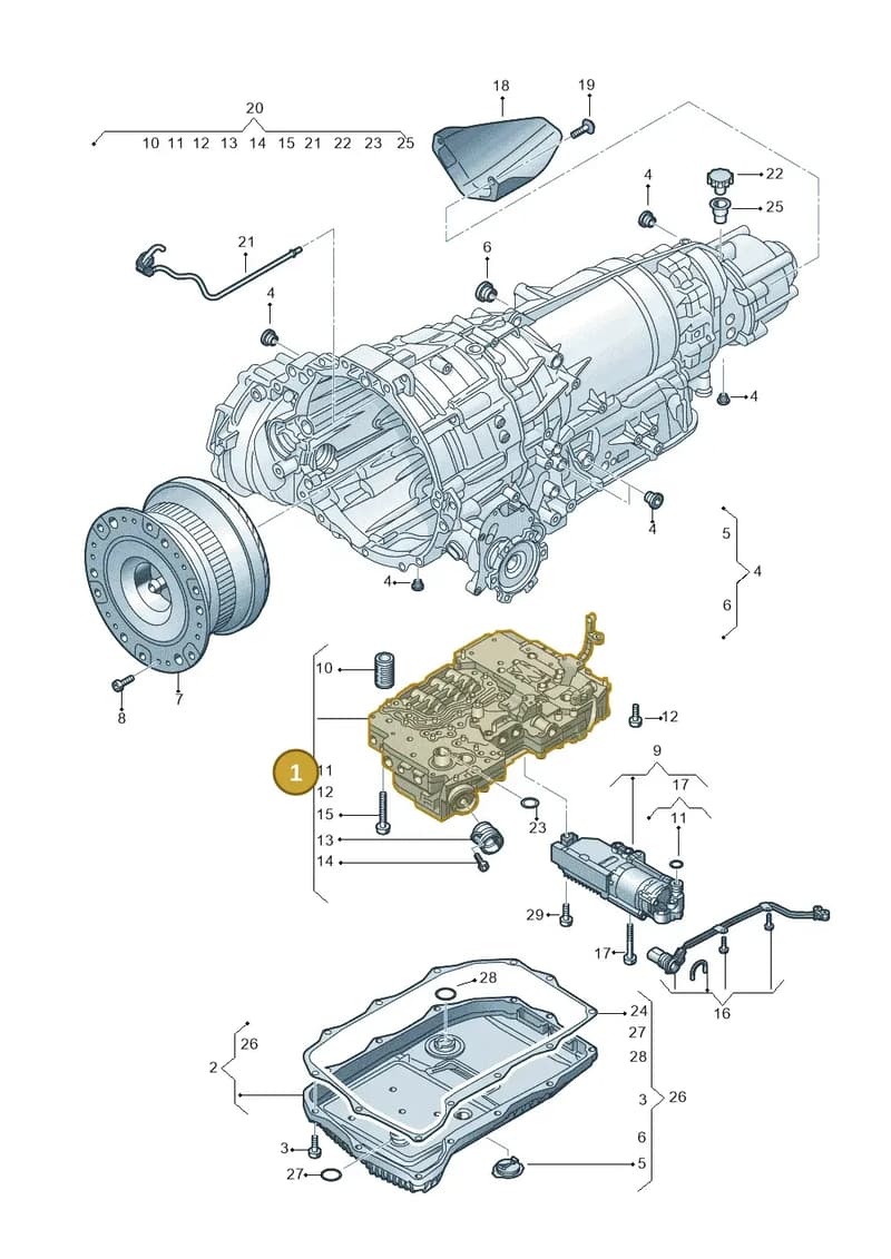 80A927158AE — Audi Q5 (2016-2025) diagram 896325800, position 1
