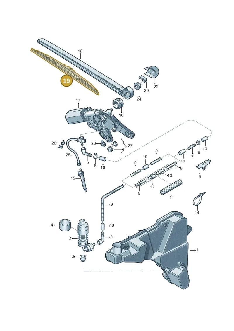 80A955425 — Audi Q5 (2016-2025) diagram 896955200, position 19