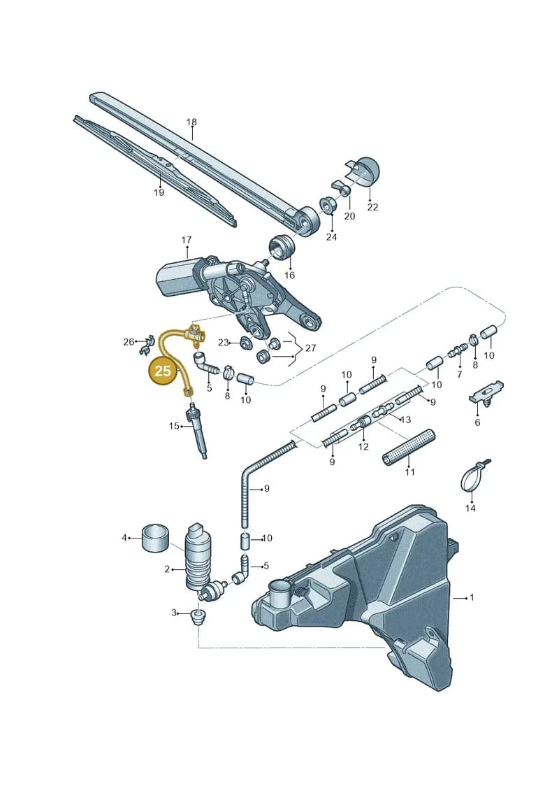 80A955961B — Audi Q5 (2016-2025) diagram 896955200, position 25