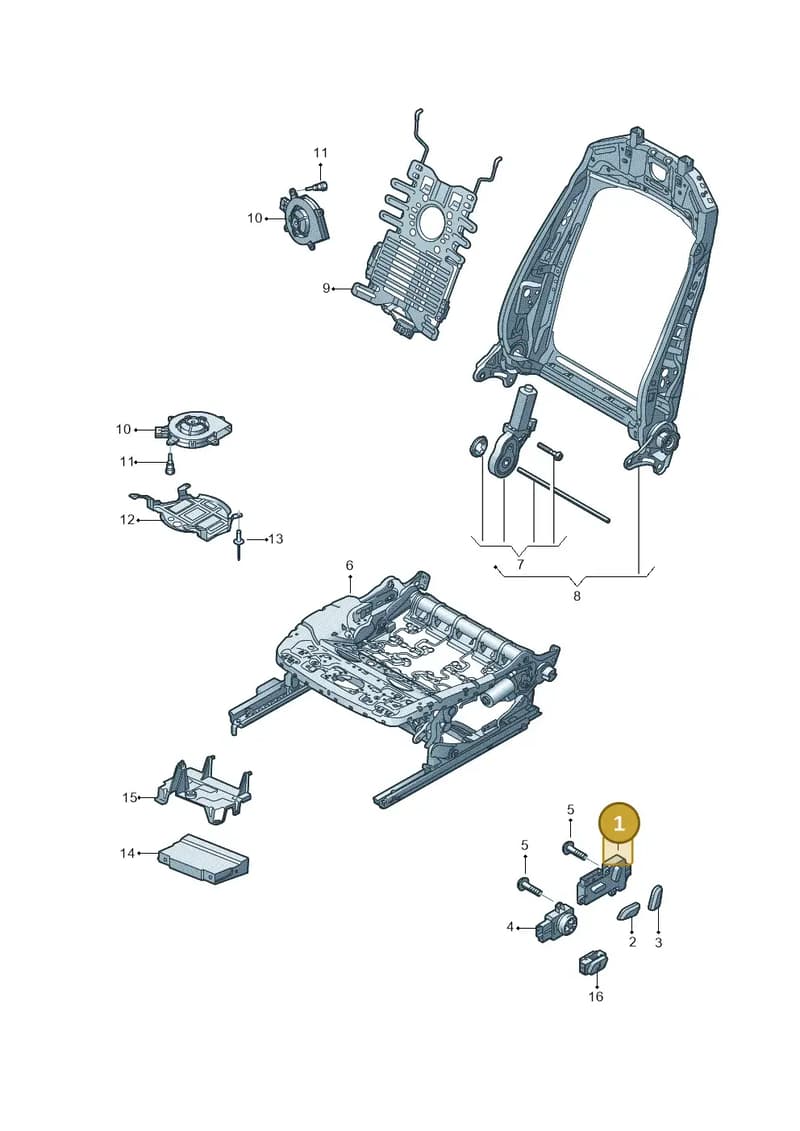 80A959748A — Audi Q5 (2016-2025) diagram 896959200, position 1