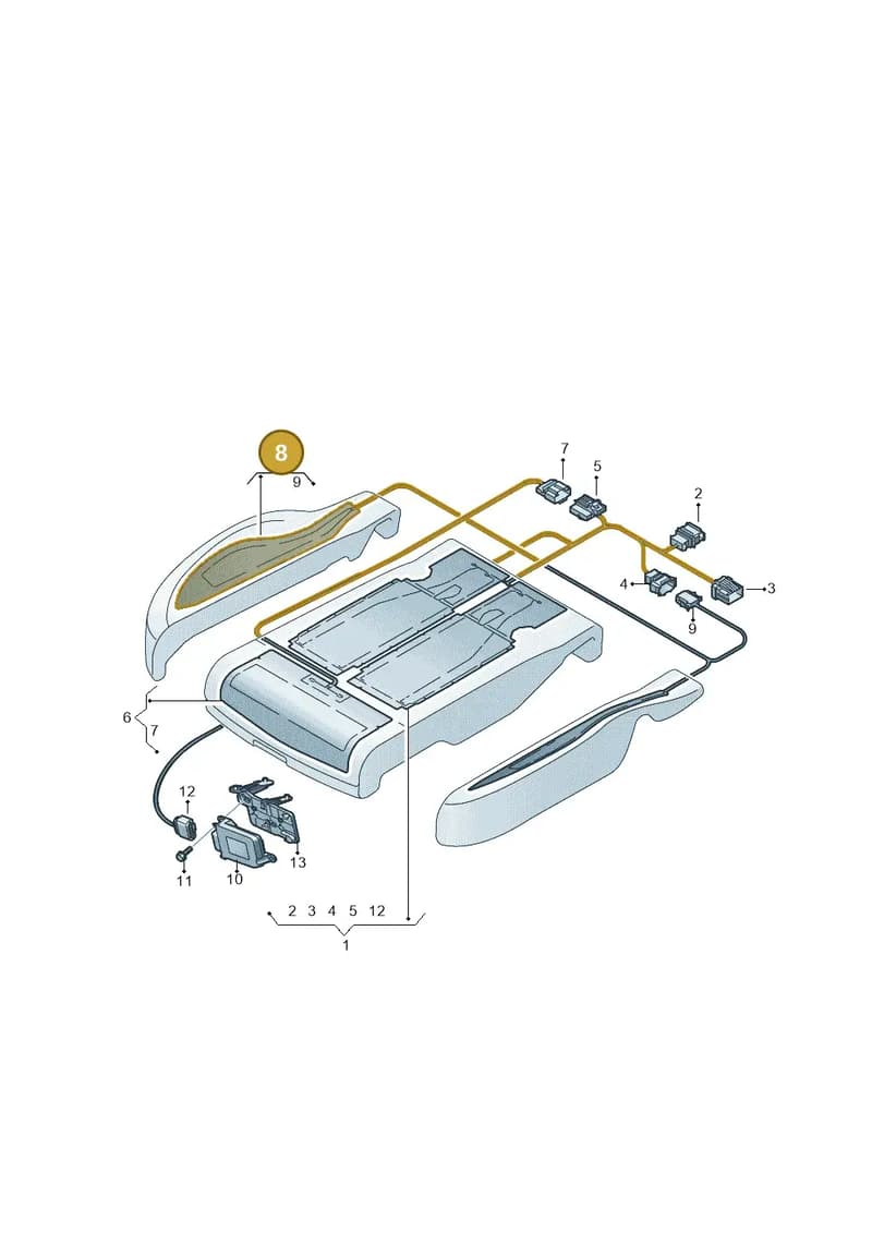 80A963551A — Audi Q5 (2016-2025) diagram 435963050, position 8