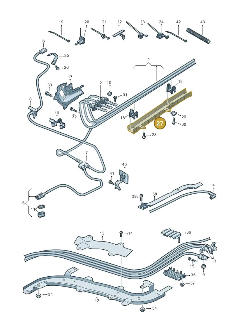 80A971341L — Audi Q5 (2016-2025) diagram 896970010, position 27