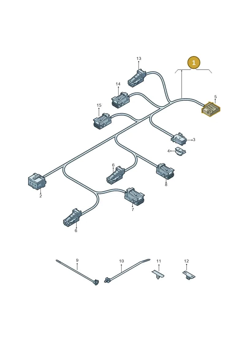 80A971366C — Audi Q5 (2016-2025) diagram 849972100, position 1