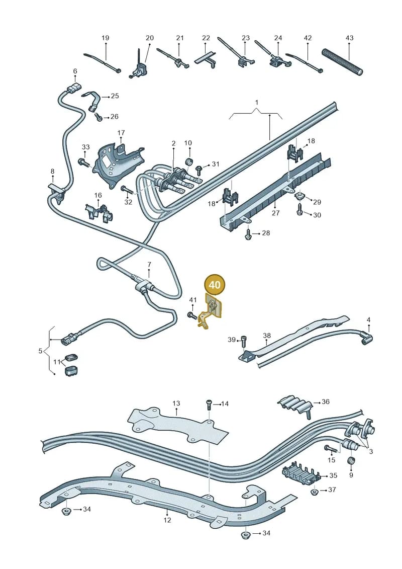 80A971502M — Audi Q5 (2016-2025) diagram 896970010, position 40