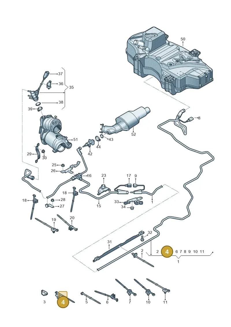 80A971838 — Audi Q5 (2016-2025) diagram 896201550, position 4