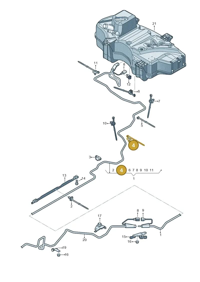 80A971838 — Audi Q5 (2016-2025) diagram 896201500, position 4