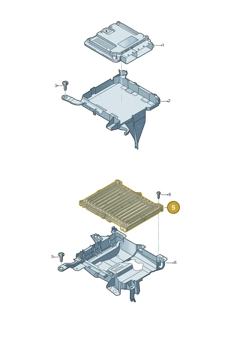 80A997401 — Audi Q5 (2016-2025) diagram 849906050, position 5