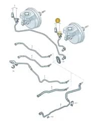 80B611931J Audi Hose