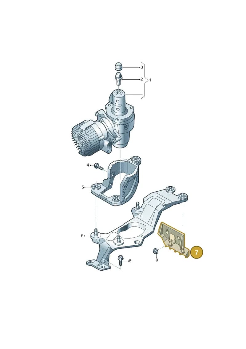 80B614167 — Audi Q5 (2016-2025) diagram 896614500, position 7