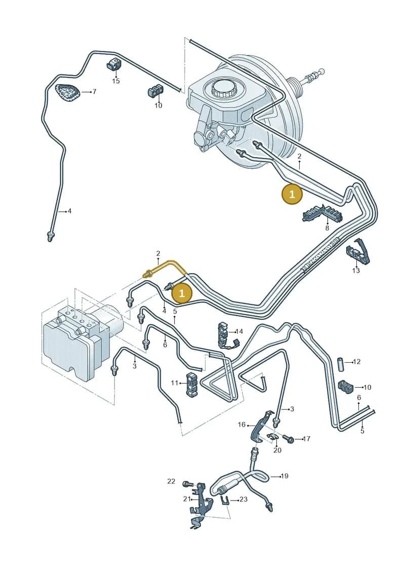 80B614705AN — Audi Q5 (2016-2025) diagram 896611200, position 1