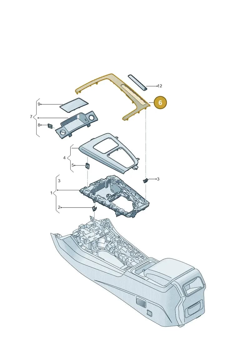 80B863969AEXI6 — Audi Q5 (2016-2025) diagram 896863530, position 6