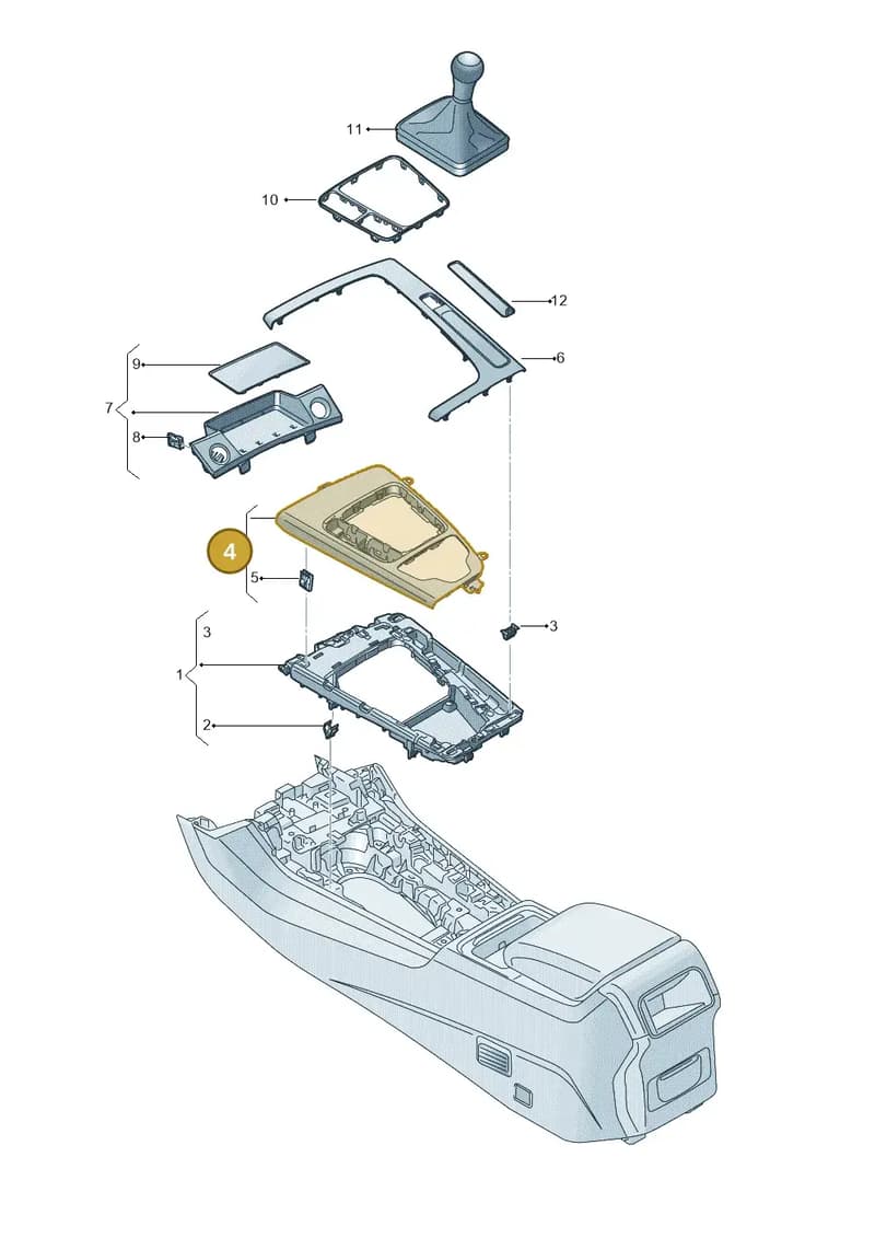80B864241C6PS — Audi Q5 (2016-2025) diagram 896863520, position 4