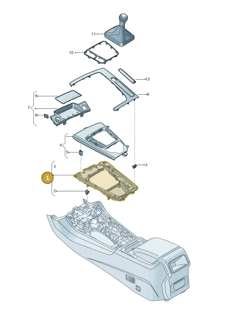 80B864261B — Audi Q5 (2016-2025) diagram 896863520, position 1