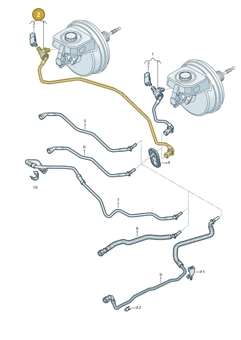 80C611931E — Audi Q5 (2016-2025) diagram 896611700, position 2