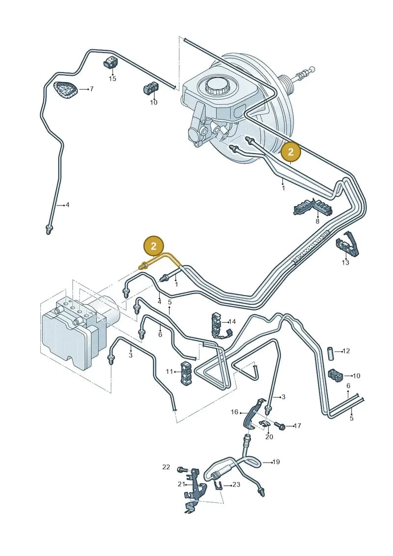 80C614706AE — Audi Q5 (2016-2025) diagram 896611200, position 2