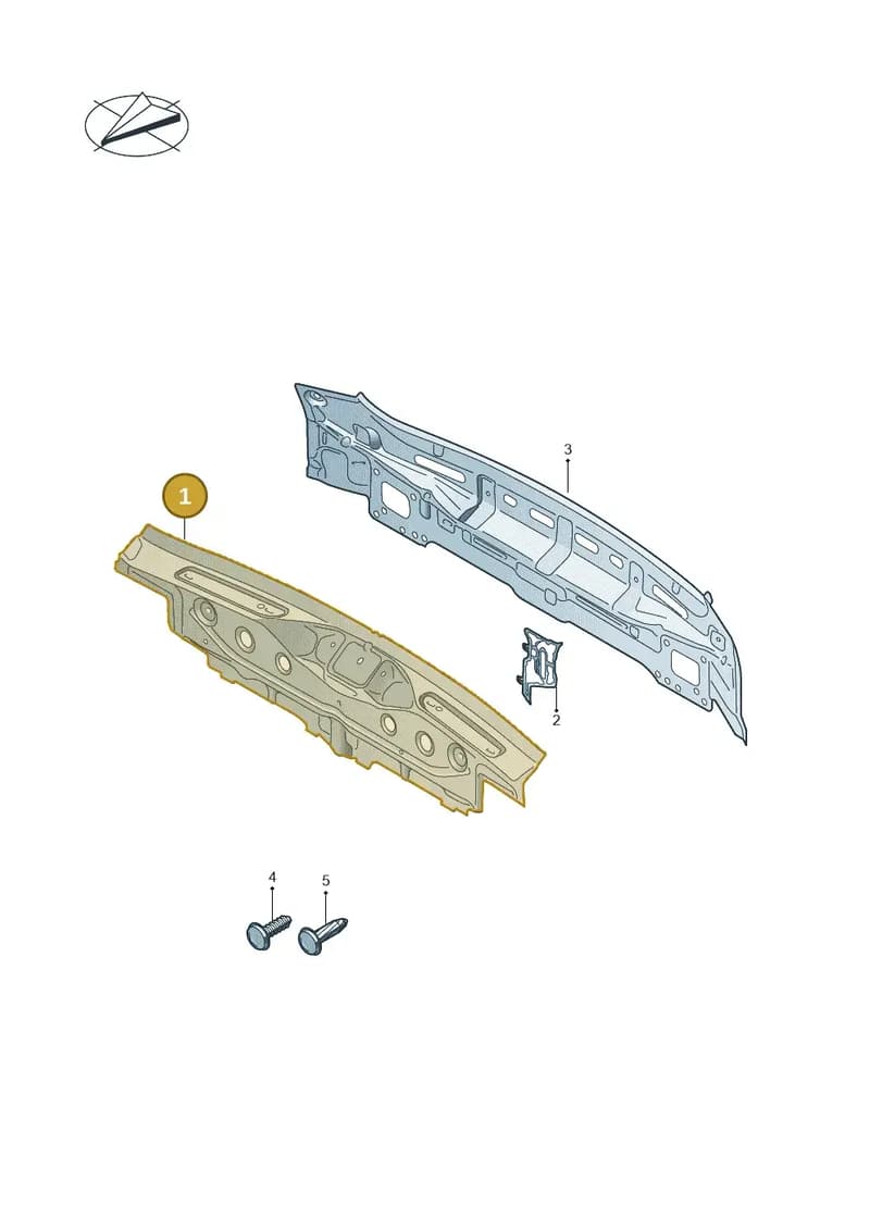 80F813331TASTL — Audi Q5 (2016-2025) diagram 896813000, position 1