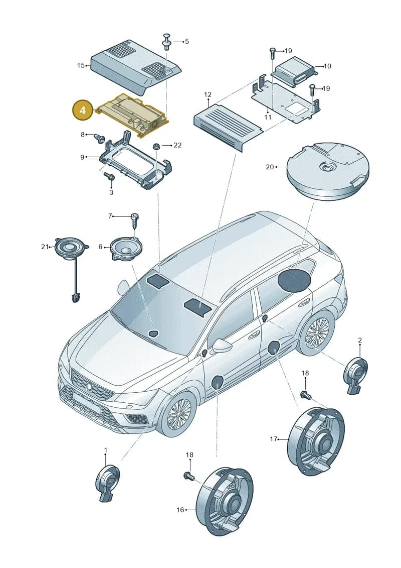 81A035223 — Skoda Kodiaq (2018-2022) diagram 804000160, position 4
