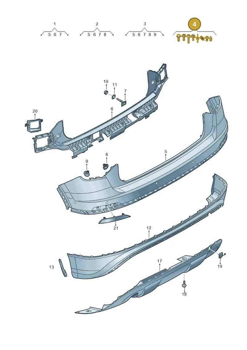 81A098627 — Audi Q2 (2016-2025) diagram 803807700, position 4