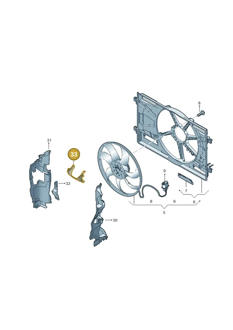 81A121285B — Audi Q2 (2016-2025) diagram 803121910, position 33