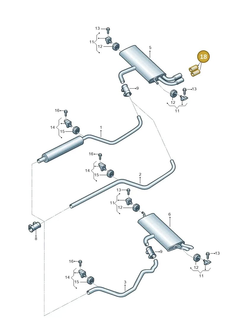 81A253825A — Audi Q2 (2016-2025) diagram 803253095, position 18