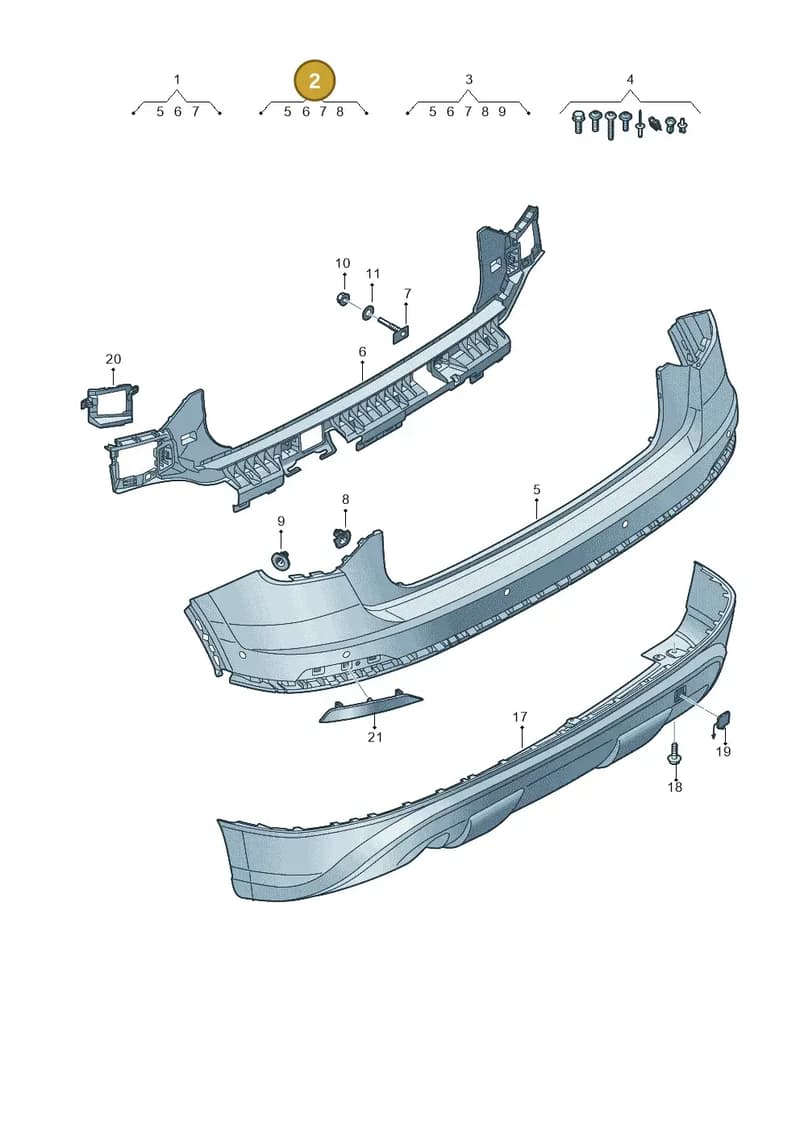 81A807067AGRU — Audi Q2 (2016-2025) diagram 803807600, position 2