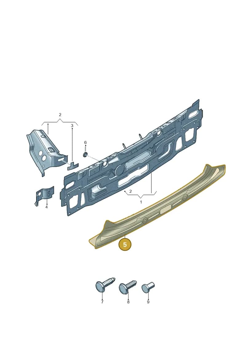 81A813307A — Audi Q2 (2016-2025) diagram 803813000, position 5