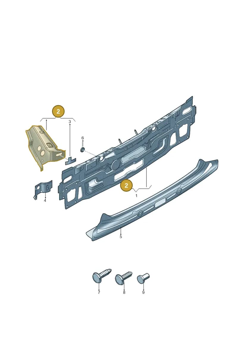 81A813510A — Audi Q2 (2016-2025) diagram 803813000, position 2