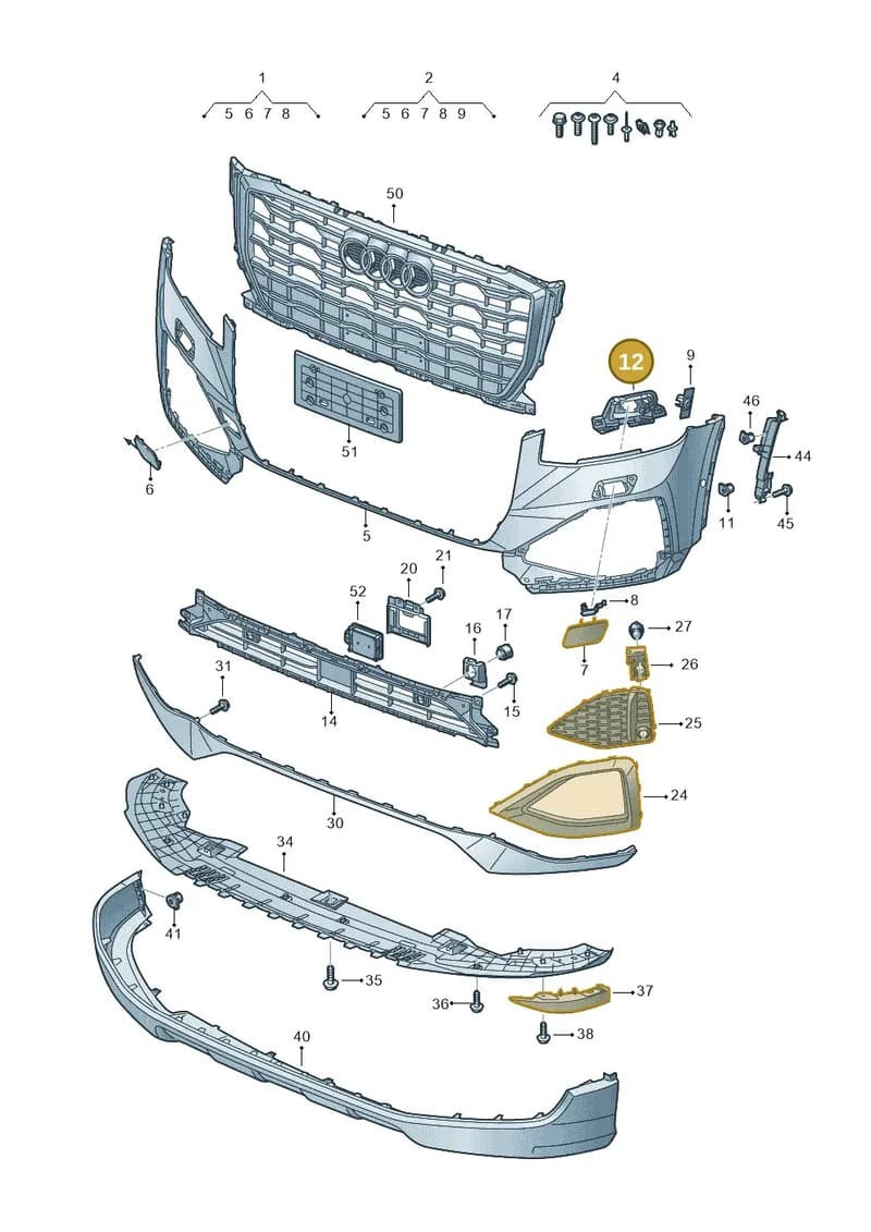 81A827393 — Audi Q2 (2016-2025) diagram 803807015, position 12
