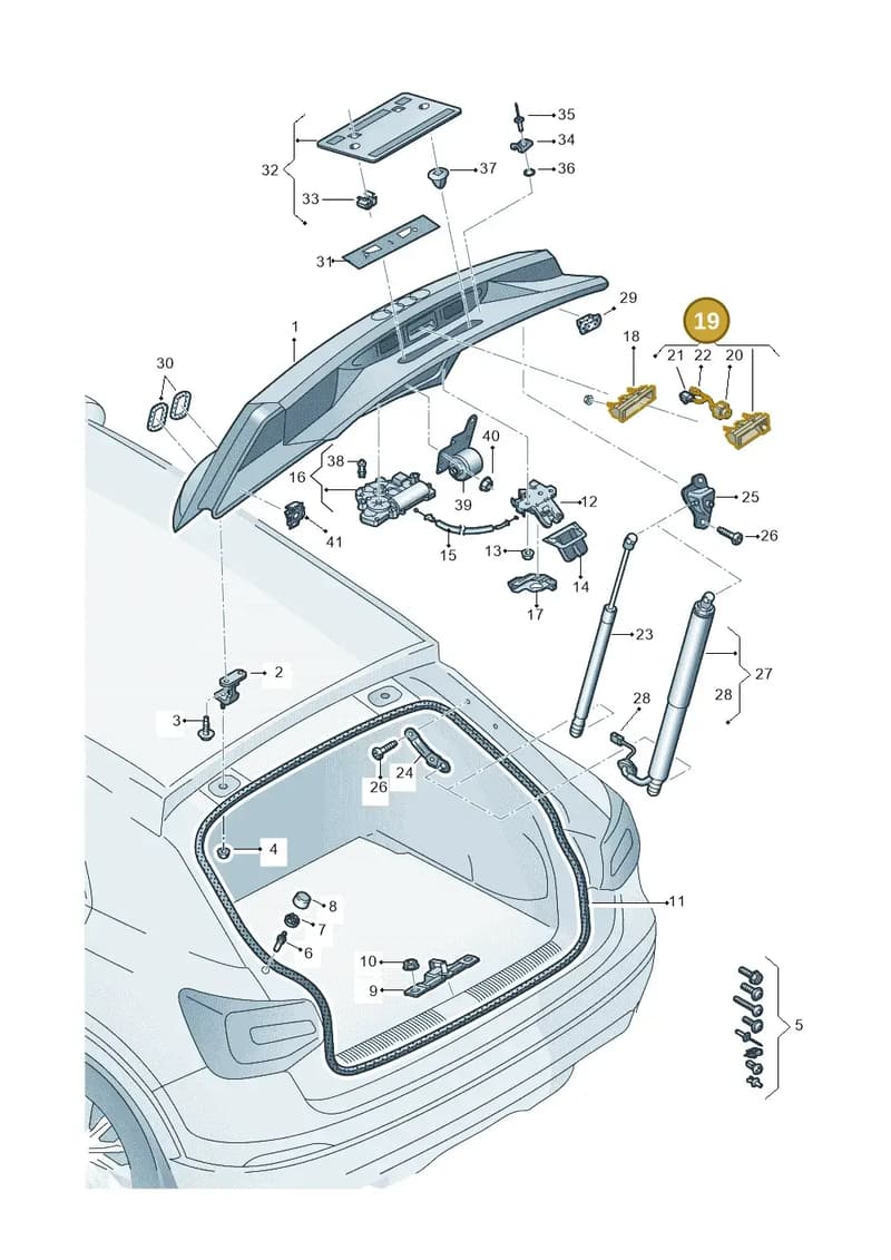 81A827566A — Audi Q2 (2016-2025) diagram 803827000, position 19